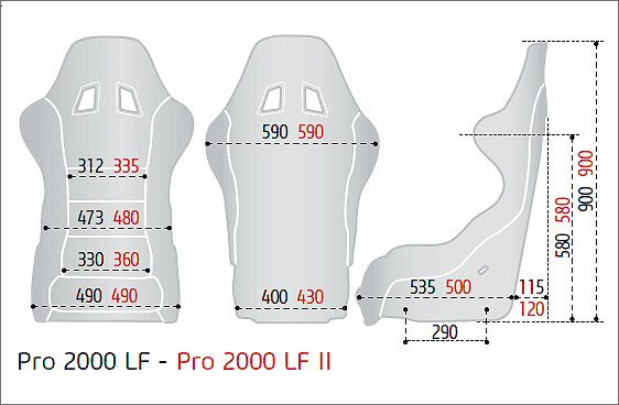 SPARCO Pro 2000 Racing Seats (Black) 008083FNR