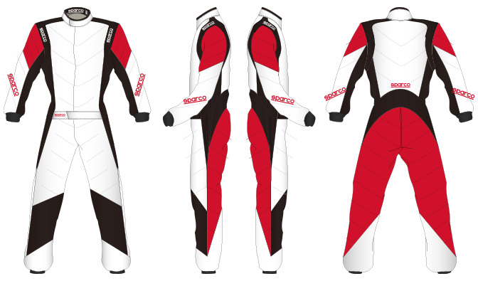 SPARCO (スパルコ) レーシングスーツ GRIP RS-4.1 サイズ50 カラーWHITE RED 001127550BNRR 通販 
