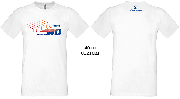 SPARCO（スパルコ）　40th ANNIVERSORY：T-SHIRT