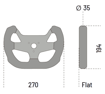 フォーミュラ実車用小径ステアリング spa製　約26cm フォーミュラ実車用小径ステアリング spa製 約26cm フォーミュラ実車用