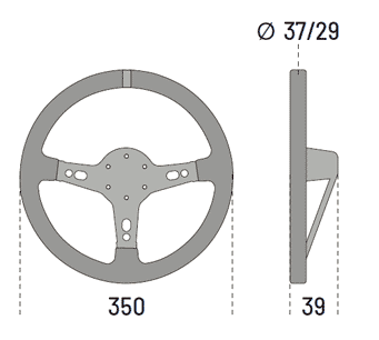 ステアリングホイール：TARGA 350│SPARCO (スパルコ) 日本正規輸入元 