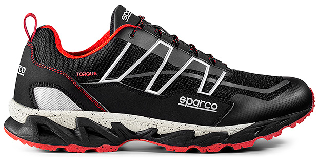 Sparco スポーツシューズ 黒/灰色/赤25センチ未使用品 sparco スパルコ 安全靴 INDY SUEDE S3 インディ スエード ESD