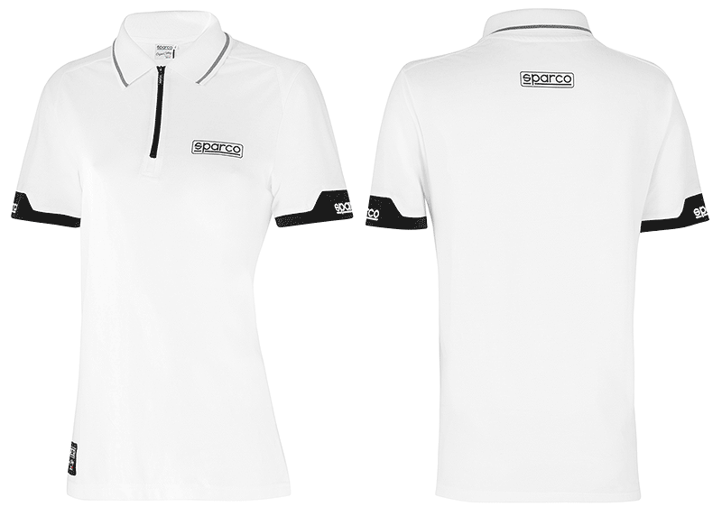 スパルコ チームウェア　ポロシャツ ポロ レディ コーポレート　01323 SPARCO チームウェア：POLO ZIP LADY│SPARCO (スパルコ) 日本正規輸入