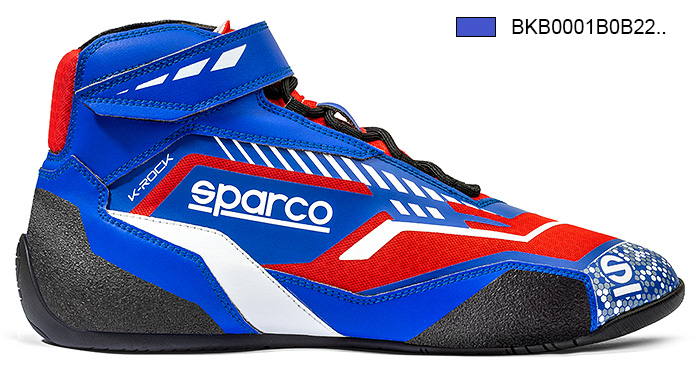 カートシューズ SPARCO (スパルコ) K-POLE (Kポール) ブルー/ホワイト サイズ41 00126941BMBI 耐水のレーシングシューズ自慢するわｗｗｗSPARCO K-POLE WP